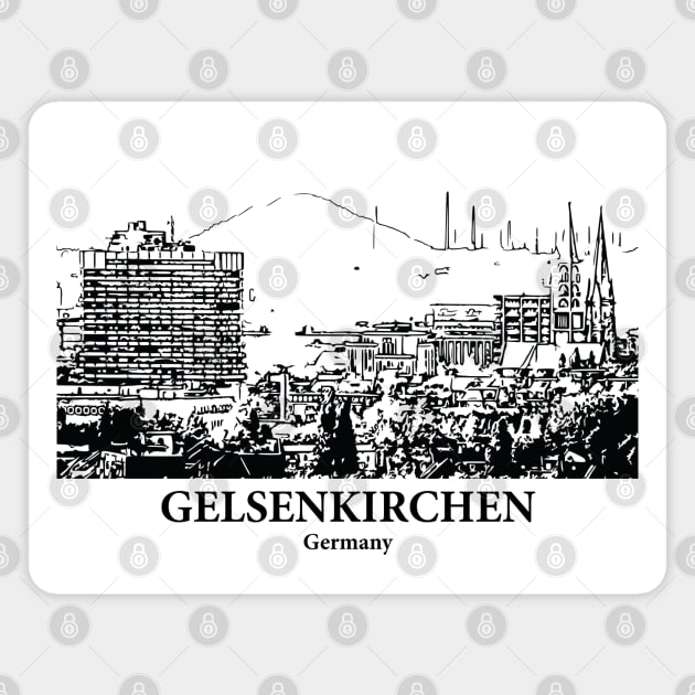 Gelsenkirchen - Germany Magnet by Lakeric